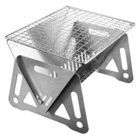 BBQ Grill Portable Stainless Steel for Barbecues Outdoor Cooking Set Folding Versatile Camping Travel