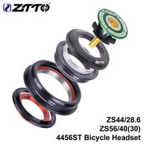 ZTTO Bicycle Internal Headset 44mm 56mm MTB Threadless Sealed Bearing 45 Degree ZS44 ZS56 Tapered Straight Fork Steerer 4456ST 4456ST GREEN