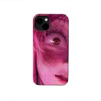 Pink Phone Case for iPhone 17 16 15 14 13 12 11 Air Pro Max X XS XR XSMax 7 8 Plus Glossy Film Hard PC Cover Dreamy Eyes iPhone 17