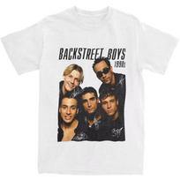 Backstreet Boys 1990-ųjų marškinėliai vyrams ir moterims, medvilniniai marškinėliai, paplūdimio, apvalia apykakle, Harajuku stiliaus marškinėlis, didelio dydžio drabužiai didmeninė prekyba S įvairiaspalvis