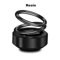 Car Air Freshener Solar Aromatherapy Diffuser Dual Ring Auto Ornament Eco-Friendly 360° Auto Rotation Interior Decor Accessories 1PC juoda