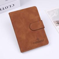 Men Women Passport Holder Wallet Travel Document Organizer Vintage Leather Card Holder Passport Cover Case ruda