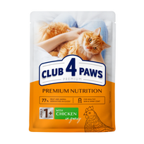 Club 4 Paws Premium guliašas su vištiena padaže katėms, 85 g