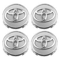 4 vnt./rinkinys 56/60 mm Toyota ratlankių dangteliai Automobilio ratų centrinių dangtelių rinkinys Toyota Prius CHR Auris Rav4 Prado Fortuner Corolla Yaris Camry