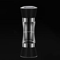 Adjustable Spice Grinder Double-head Salt Mill Seasoning Tool Pepper Grinder  Steak Plastic drum shape