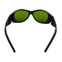 Small Head XL-SG003-B Dark Green 1064&1080nm Wavelength OD6+ OD8+ Professional Fiber Laser Safety Goggles High Safety Level XL-SG003-B-OD6+