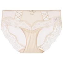 Mybody Women's Luxury Lace-Up Lace Briefs L
