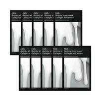 Gumdrop Sheet Mask Collagen Milk Sticker 10 Sheets