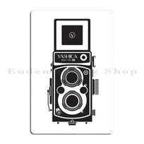 Yashica Film Camera Pop Art Vintage Camera Metal Signs Bar Wall Pub Print Wall Mural Tin Sign Poster 20x30cm（7.8x11.8inch）