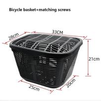 Thickened Bicycle Front Hanging Basket Children's Folding Bike  Children's Folding Bike Accessories without lid