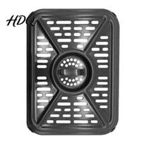 Air Fryer Replacement Accessories Grill Pan Nonstick Durable Aluminum Grease Tray with Rubber Baking Pan Pad Heat Circulation for Ninja Foodi DZ401 1pc
