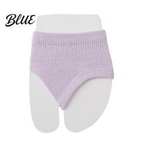 Foot Thongs Socks Women Flip-Flop Socks Cotton Open Toe Half Solid Color Covers Liner for Flip Flops Clogs Slides šviesiai violetinė spalva