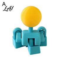 Keyboard Joystick Keycap Attachment WASD Direction Keys Mod Fighting Game for Arcade Game 4-Way Mechanical Directional Controller A mėlyna/geltona