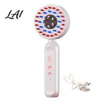 Oil Control Hair Brush Growth Comb Electric Scalp Massager with 650nm Red & Follicle Activator 415nm Blue Light Essence Dispenser for Thinning Oily balta