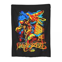 Limp Bizkit Rap Rock Blanket Fleece Print Portable Lightweight Thin Throw Blankets for Bedding Couch Bedspreads Size: 75*100cm, Weight: 230 GSM