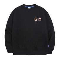 One Hundred Percent Ohp X Moai Assassin And Girl Fleece-Lined Sweatshirt Beige/L