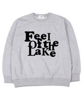 Tee Glake Peel Break Oversized Sweatshirt Gray [Fleece Lining] Notation/M