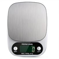 Electronic Household Kitchen Food Scale Cooking Tools Digital Kitchen Scale Stainless Steel 5kg 10kg pilka spalva