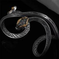 Taiyi Jingpo Pan Sheng Long Deng Ji Boshan Bracelet Retro Handmade Handmade Unique Open Bangles Jewelry