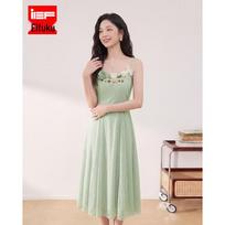 IEF French Romantic Lace Slip Dress M