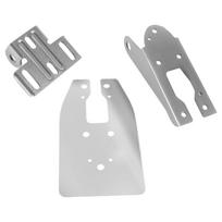 0101200611 Heavy Duty Transom Mount with Spray Sheild Compatible 4pin, 8pin 12pin Transducer-Easily Attach Mounting Bracket sidabras