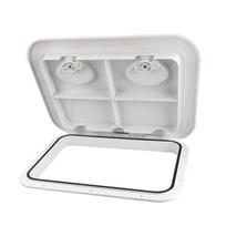 Marine Deck Access Hatch Lid Reinforced Nonslip Hatch for Boats RV Kayaks Yacht Deck Plate Inspection and Storage 315mmx440mm