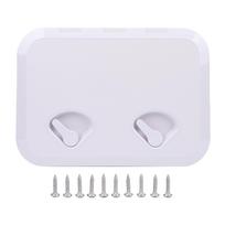 Marine Deck Access Hatch 17.3x12.4in 180° Openning Heavy Duty Non Slip Rectangular Boat Deck Hatch Lid Marine Deck Access Hatch balta
