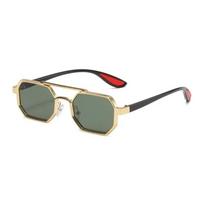 Lightweight Double-bar Square Sunnies Gradient Anti-UV Glasses  Daily Style 7