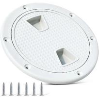 Boat Hatch,Deck Plates for Boats,Round Non Slip Inspection Hatch,Detachable Cover, Suitable for Ships, RV,  Facilities,(1 PCS) 4