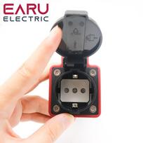 Portable 220V Type 2 Male Plug to Schuko Socket U Plug EV Charging Adapter For EV Charger EV Connector EARU Schuko Plug