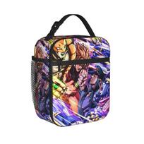 J-JoJos Bizarre Adventure Anime  Insulated Lunch Bag High Capacity Reusable Cooler Bag Tote Lunch Box College  Travel Men Women One Size