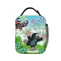 Czech Cartoon Krtek Mole Lunch Bag  Travel Lunch Box For Men Leisure Print Tote Food Bags Oxford Convenient Cooler Bag One Size