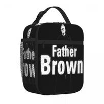 Bestselling Father Brown Double Deck Snack Bag Wilderness Camping Insulated Food Bag One Size