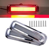 2Pcs 120LED Boat Transom Light Underwater Pontoon Marine Ship Boat Light Stainless Steel Waterproof Marine Light IP68 Waterproof raudona