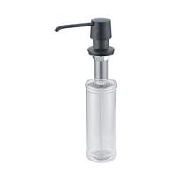 2022 Gold Black Brass Deck Mounted Under Counter Inbuilt Liquid Hand Sink Soap Dispenser for Kitchen Soap-Dispensers Tube Kit juoda