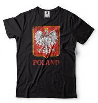 Poland Flag T-Shirt: Patriotic Polish Eagle Crest Tee 4XL