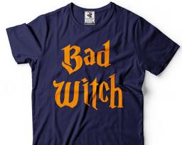Bad Witch Halloween Shirt: Funny Costume Party Tee L