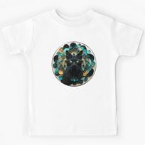 Cat Noir #2262 | Black Cat Kids T-Shirt 160
