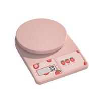 Portable Kitchen Scale for Home Use Food Baking Coffee High-Precision Gram Weight Mechanical Digital Display Battery Powered (as the picture,0.1 g&3 kg&20cm*15.3cm*3cm)
