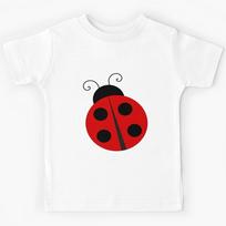 Cute Ladybug Fun Insect Kids T-Shirt 140
