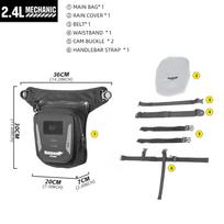 Rhinowalk Motorcycle Leg Bag Multi-Purpose Motor Magnetic Tank Bag Chest Bag Multi-Pocket Design With Rain Cover  Anti-Lost Key Leg Bag-1