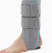 Ankle Brace Support Splint Ankle Joint Protective Orthosis with Adjustable and Comfortable Strap pilka spalva
