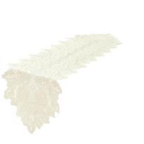 Lace Tablecloth with Cutwork Pattern , European Table Runner and Placemats Set for Dining Table One Size