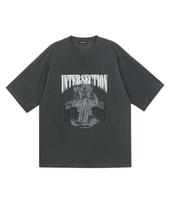 Intersection Halo Tattoo Graphic T-Shirt [Gray] Gray/Gray 0