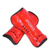 Leg Protector Adult Knee Support Football Shin Pads Light Soft Foam Protect Soccer Shin Guards red-L For Adult