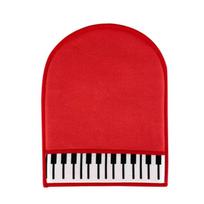 Soft Piano Cleaning Glove Microfiber Piano Cleaning Cloth Piano Cleaning Wipes  Musical Instrument raudona