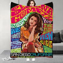 Singer Selena Gomez I Said I Love You First Blanket Design Lightweight For Dorms, Naps, Living Room, Office,Sofa,All-Season Size: 75*100cm, Weight: 230 GSM