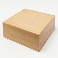 Tvirtas natūralaus buko medžio kvadratinis pagrindas, lengvas, 5-10 cm aukščio reguliuojamas medinis pagrindas namų dekoravimui, didelis dydis 5*6*6cm