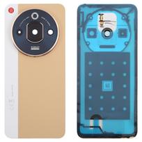 For ZTE nubia Focus Pro Z2351N Leather Battery Back Cover with Adhesive / Camera Lens Cover ZTE&For ZTE nubia Focus Pro Z2351N auksas