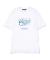 Astral Projection Mind Travel Supima Cotton Round Neck Short Sleeve T-Shirt_White L